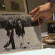 Keith George, a friend of crown prince Naruhito, as holds a photo of them taken during Naruhito’s visit in 1985. George, 57, is a friend of Naruhito’s from Oxford.